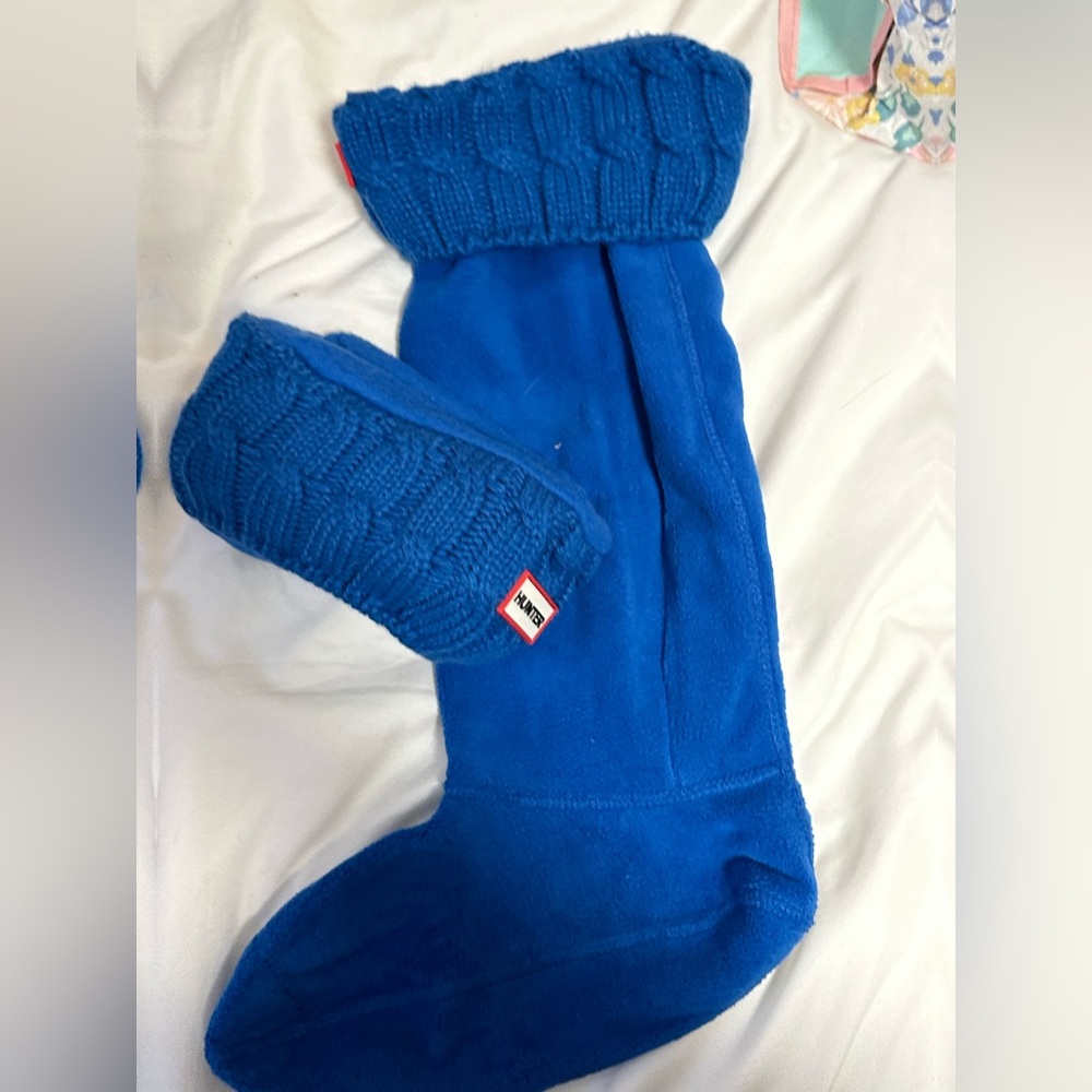 Blue Socks for Hunter Boots